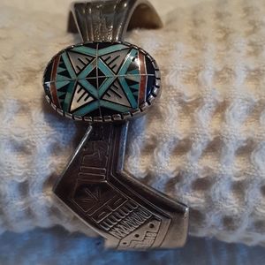 Vintage  RMT sterling silver cuff bracelet